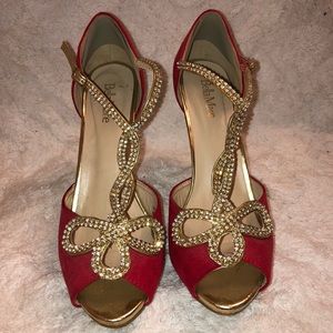 Bella Marie Red High Heels